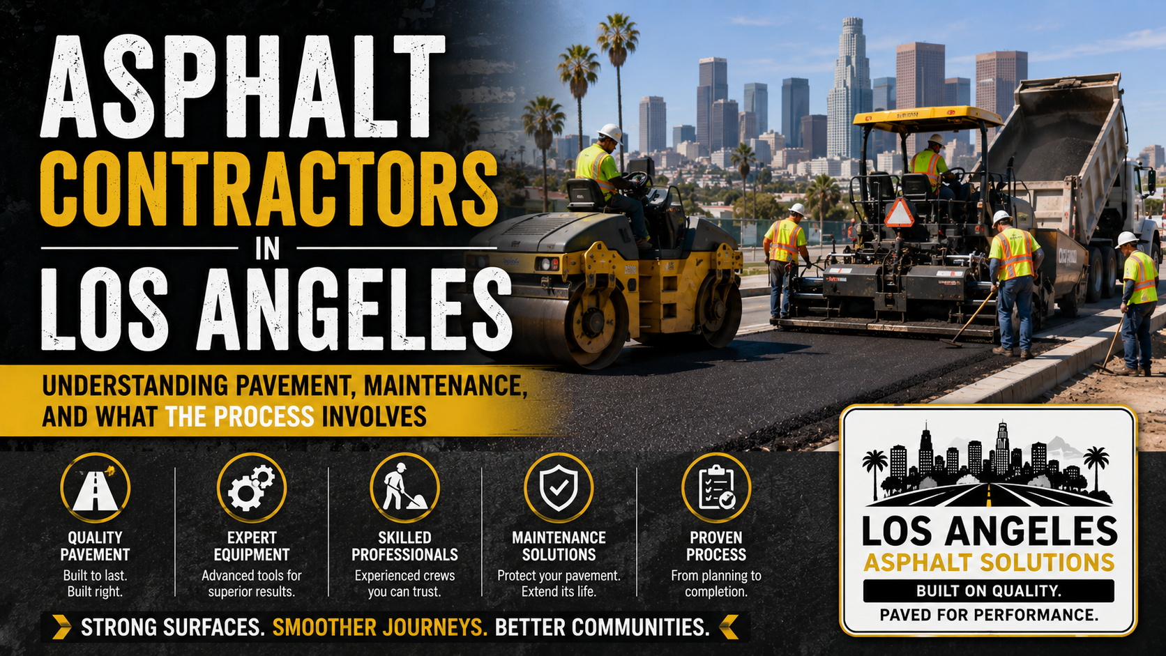 Asphalt Contractors in Los Angeles: Understanding Pavement, Maintenance, and What the Process Involves
